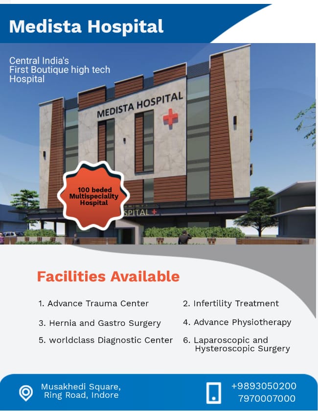 Cental India's High tech Hospital In Indore
Medist... main image