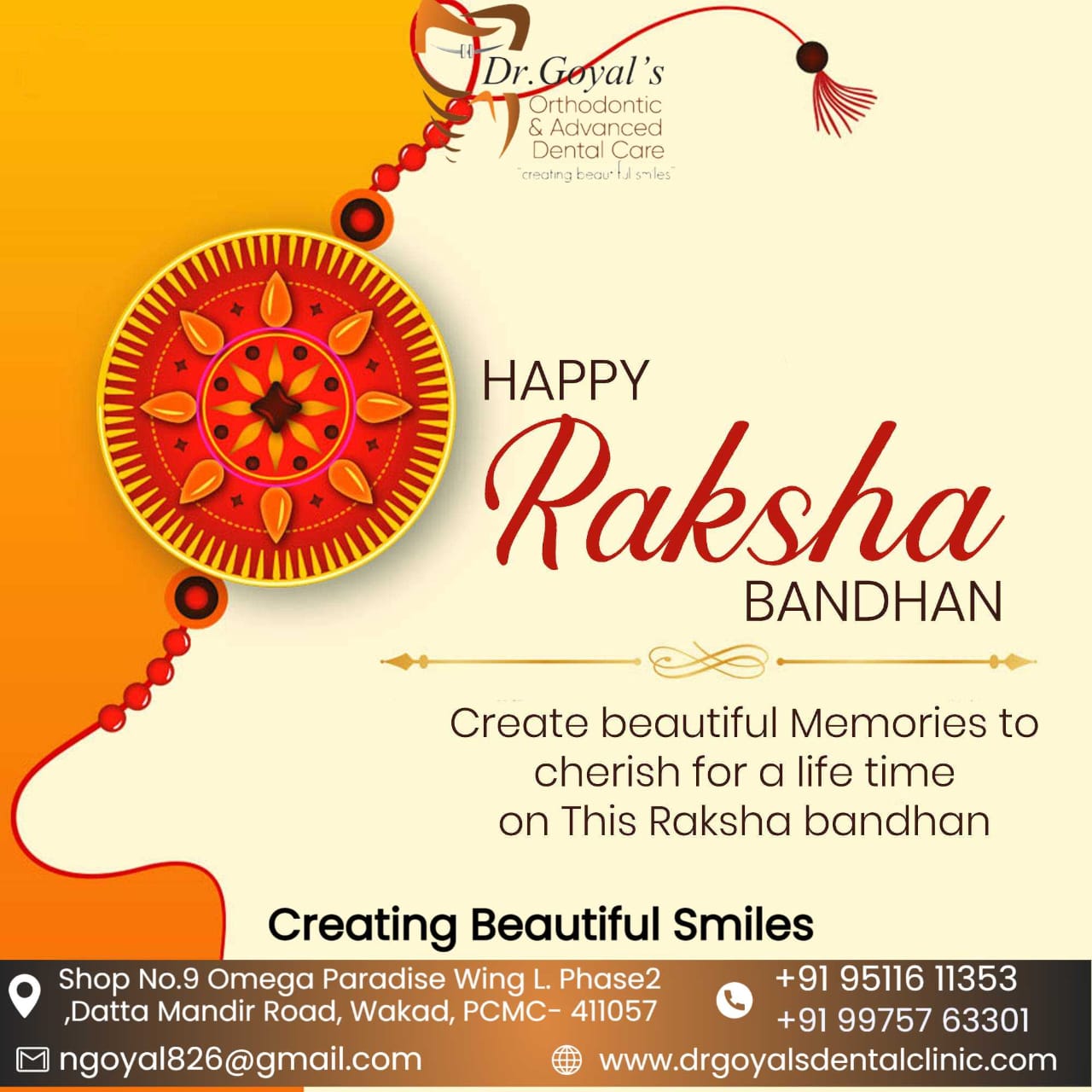 Happy Raksha Bandhan to all of you from Dr Goya... main image