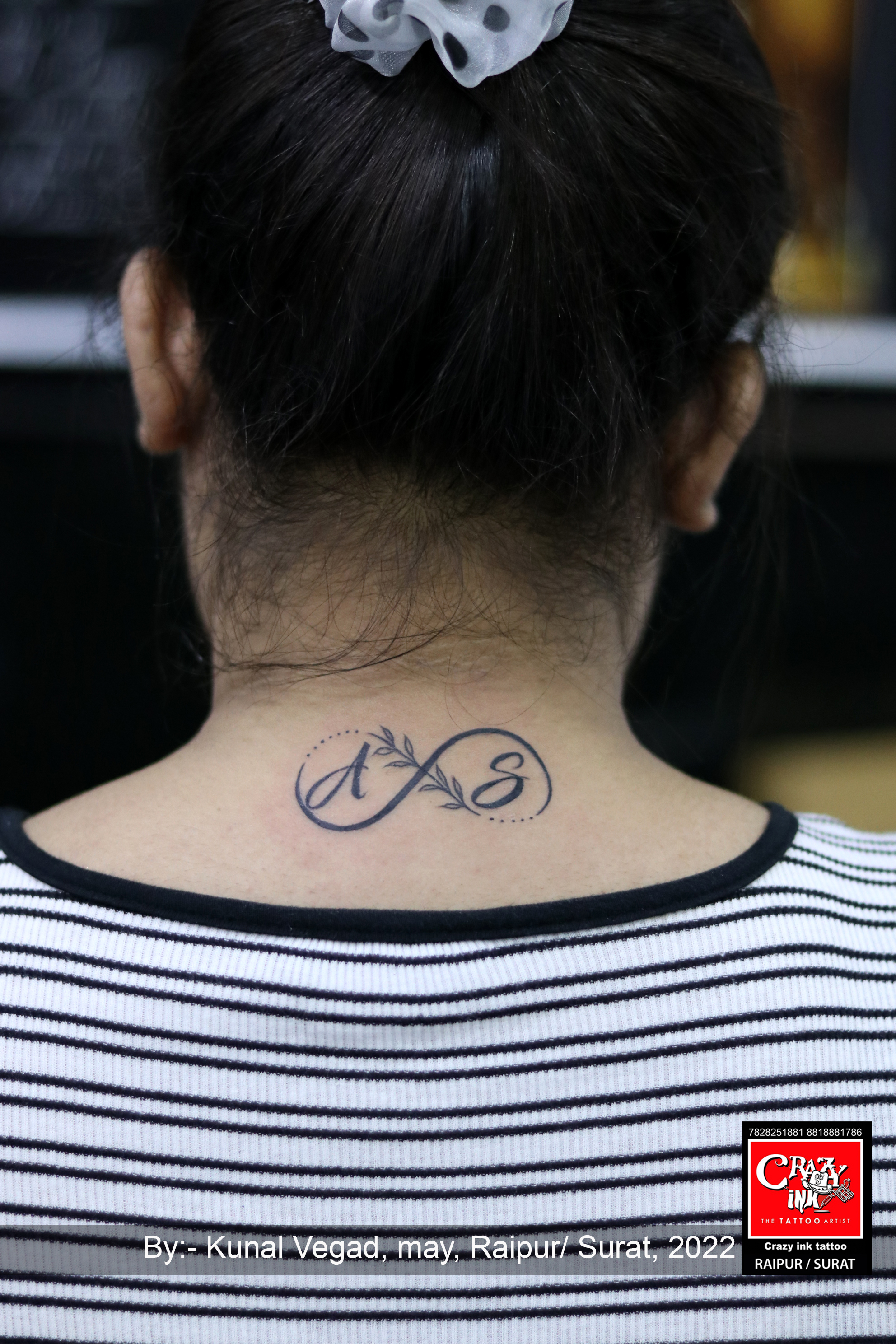 Small Infinity Tattoo With Initials. | Small infinity tattoos, Tattoos for  women, Infinity tattoos