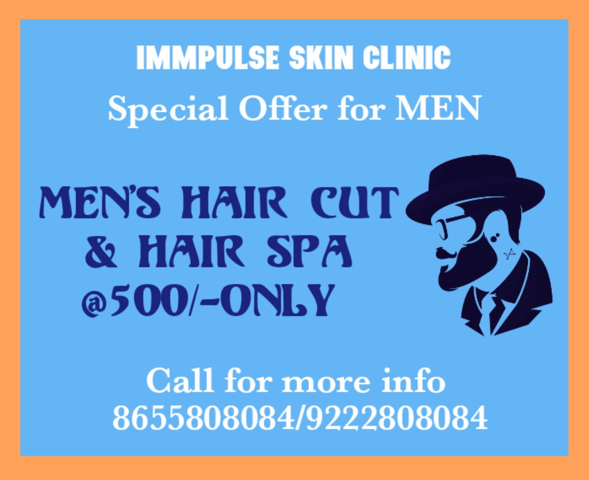 Men's Hair Cut & Hair Spa only @500/ main image