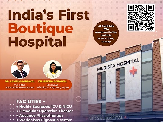 Indore's First Boutique Hospital Near Me
Medista i... main image