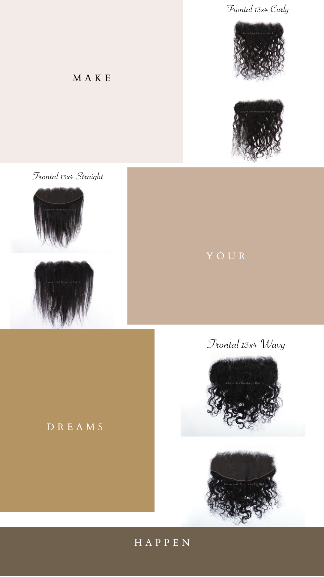 Frontals are one of the most popular hair extensio Allure Hair