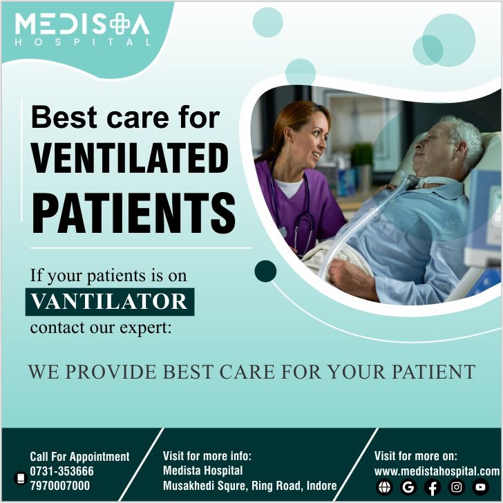 Best Hospital with #Ventilatedfacilities In Indore... main image