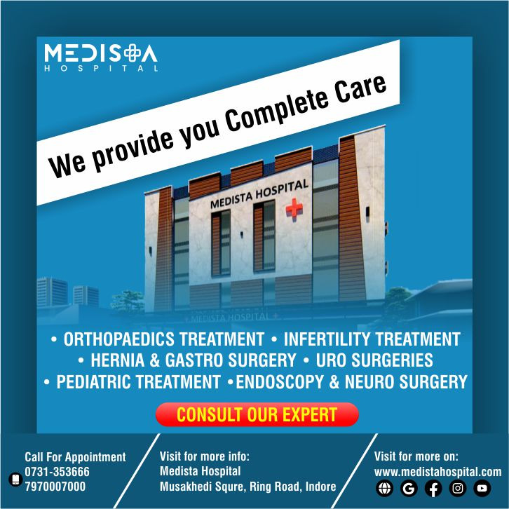 Best Multispeciality Hospital In Indore
Medista... main image