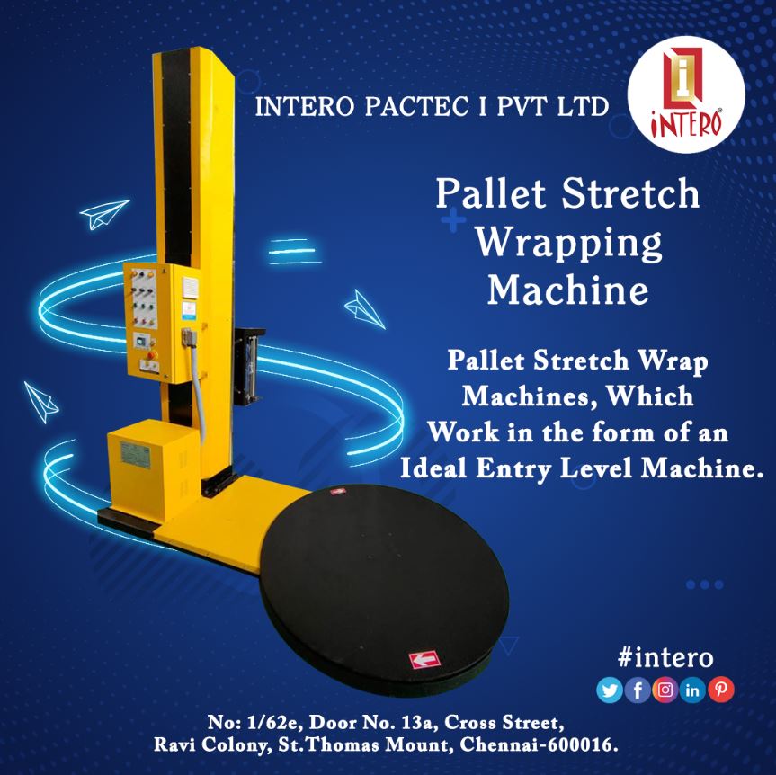 Pallet Stretch Wrapping Machine In Coimbatore Pall INTERO PACTEC