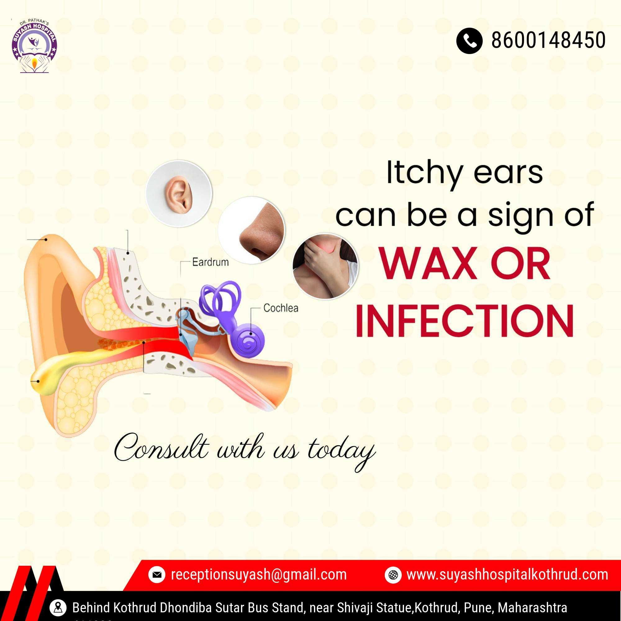 Call us for your Ear, Nose, Throat issues  main image