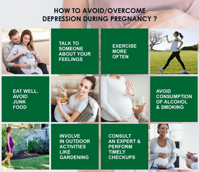 With simple habits, depression during pregnancy... main image