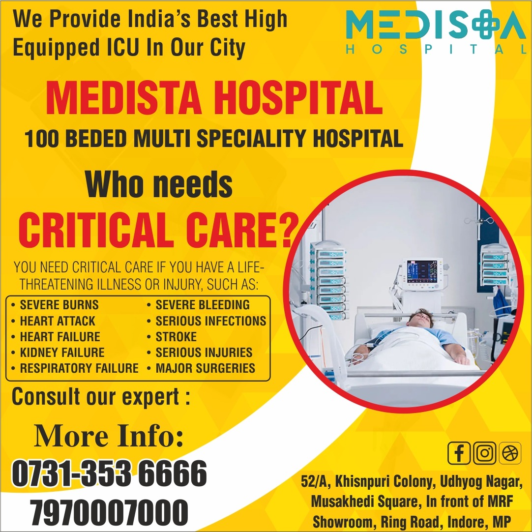 Best Hospital For Critical Care In Indore Mp
Se... main image