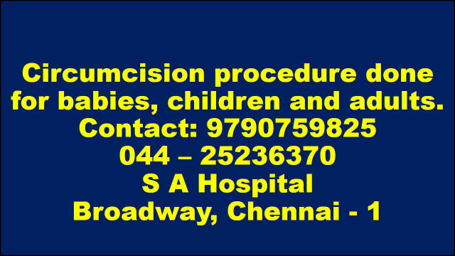 We are performing circumcision procedure 24 X 7. main image