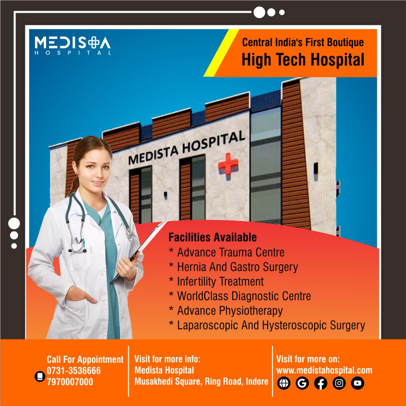 100Bedded Multi-speciality Hospital In Indore
Medi... main image