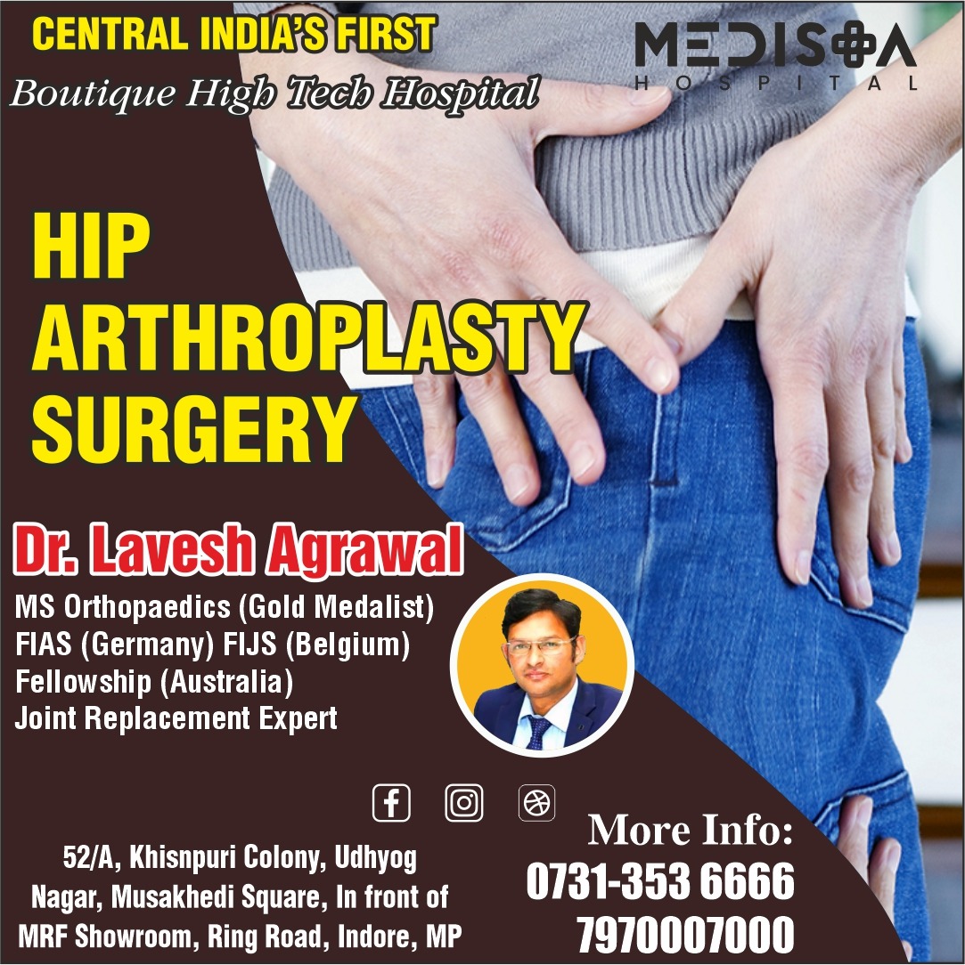 Best Hospital For Hip Arthroplasty in Indore
In Me... main image