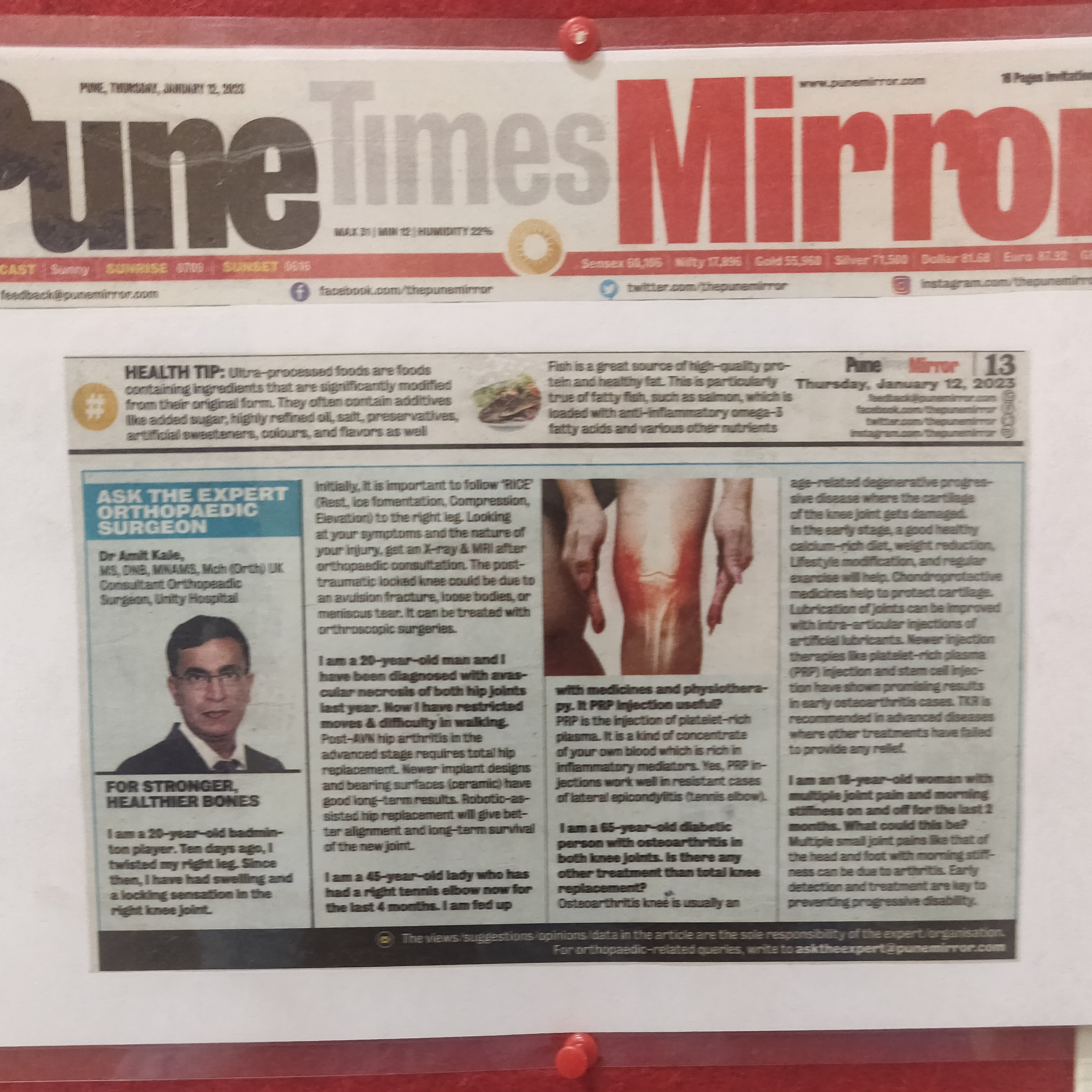 common orthopedic problem asked by pateints are... main image