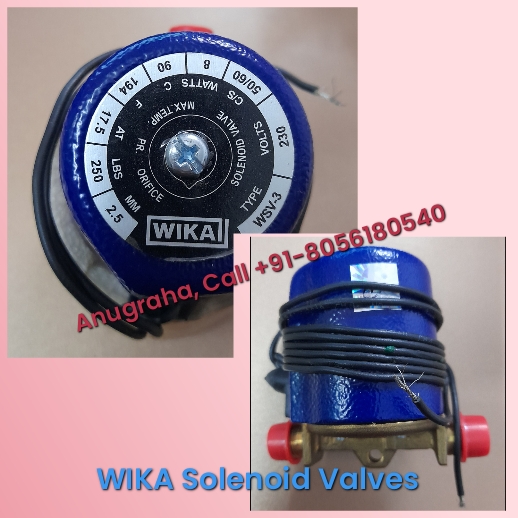 Make WIKA Solenoid valve, Distributor in Che Anugraha Engineering