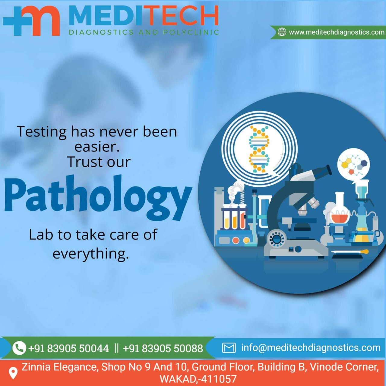 All types of blood tests like complete blood count... main image
