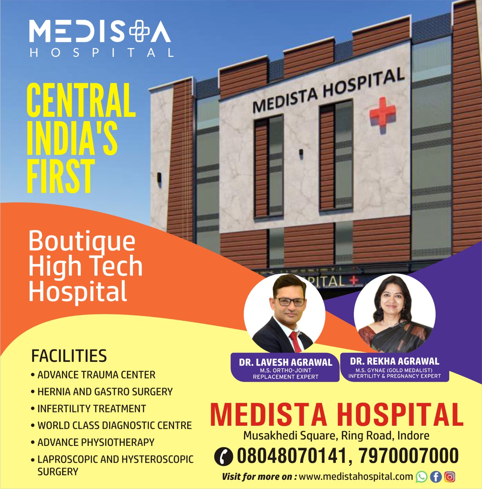 Best Hightech Hospital in Indore Mp
Medista is Cen... main image