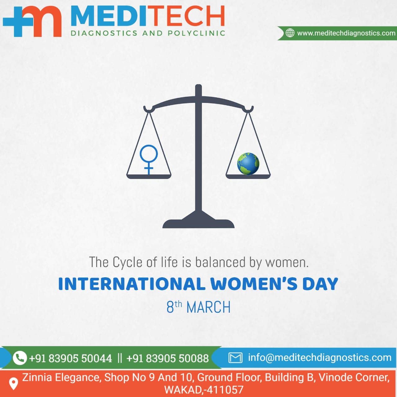 Happy Women's Day To All from MEDITECH DIAGNOSTICS... main image