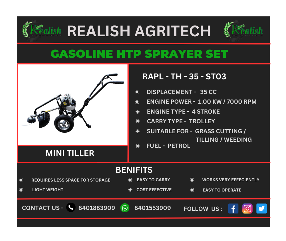 HOW POWER TILLERS WORKS & USE Power tille Realish Agritech