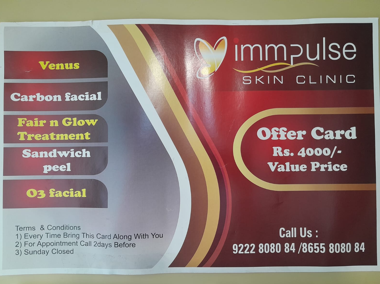 voucher only for 4000
get Branded Facials for whit... main image