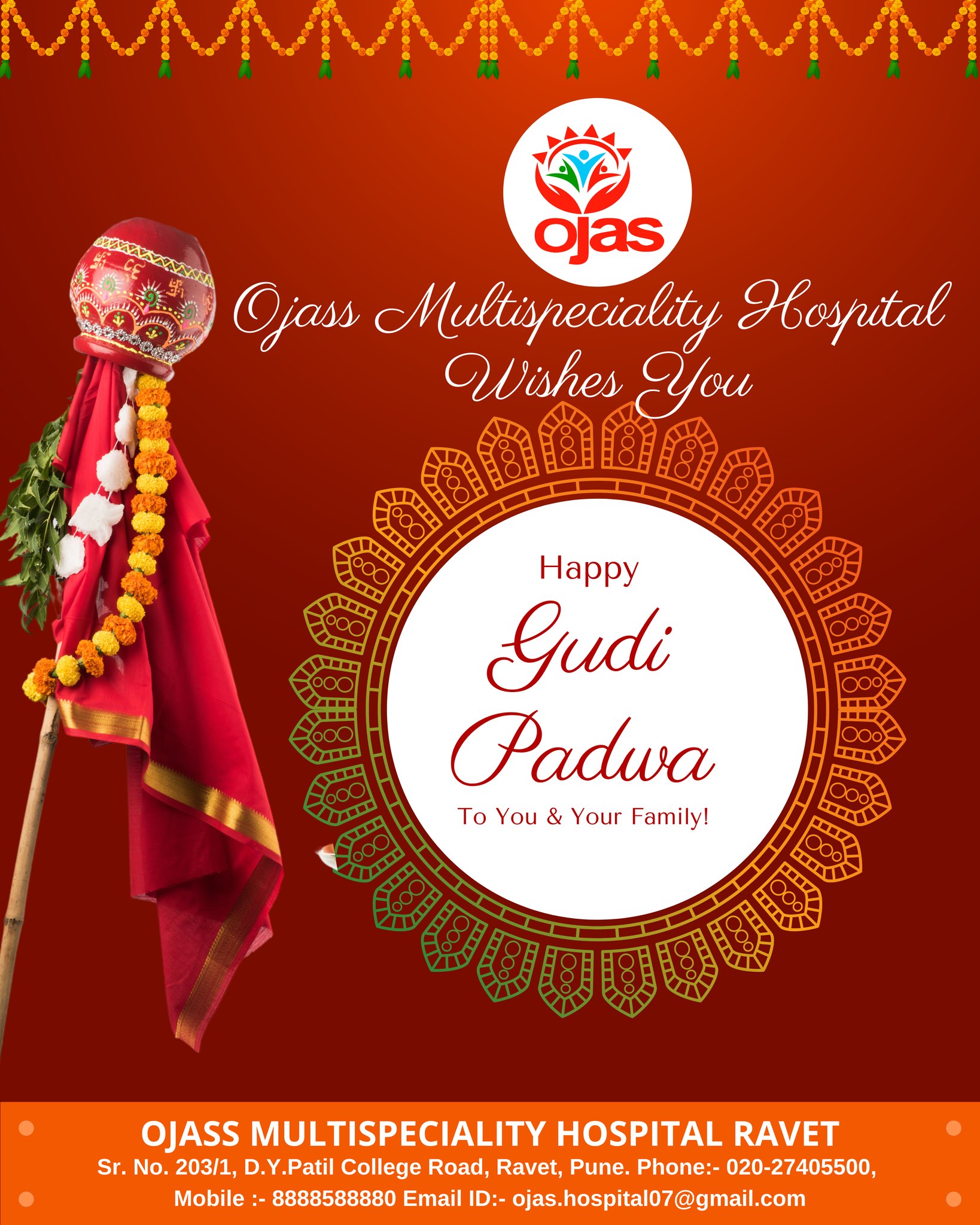 Celebrate the Gudi Padava at Ojass Multispeciality... main image