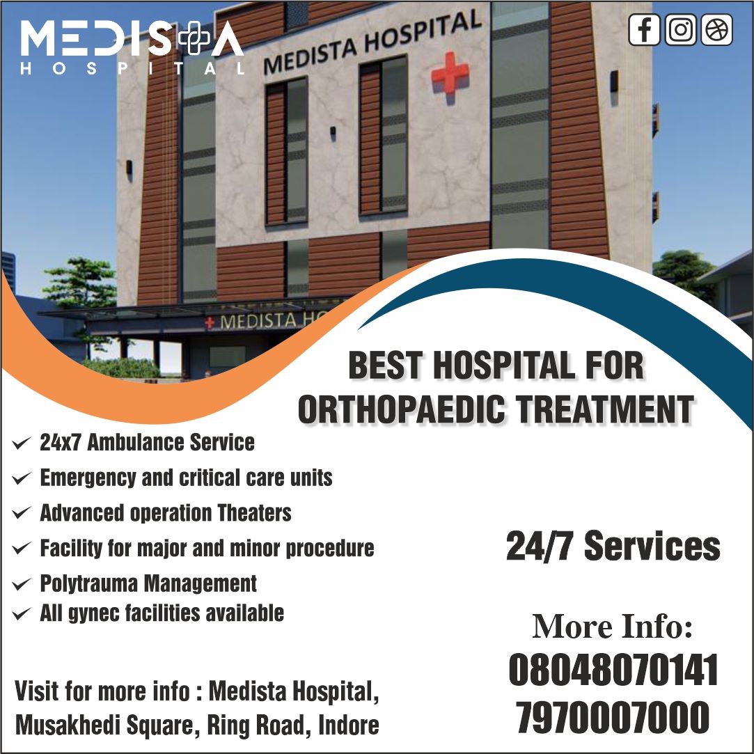 Best Hospital for Orthopedic treatment In Indore
O... main image