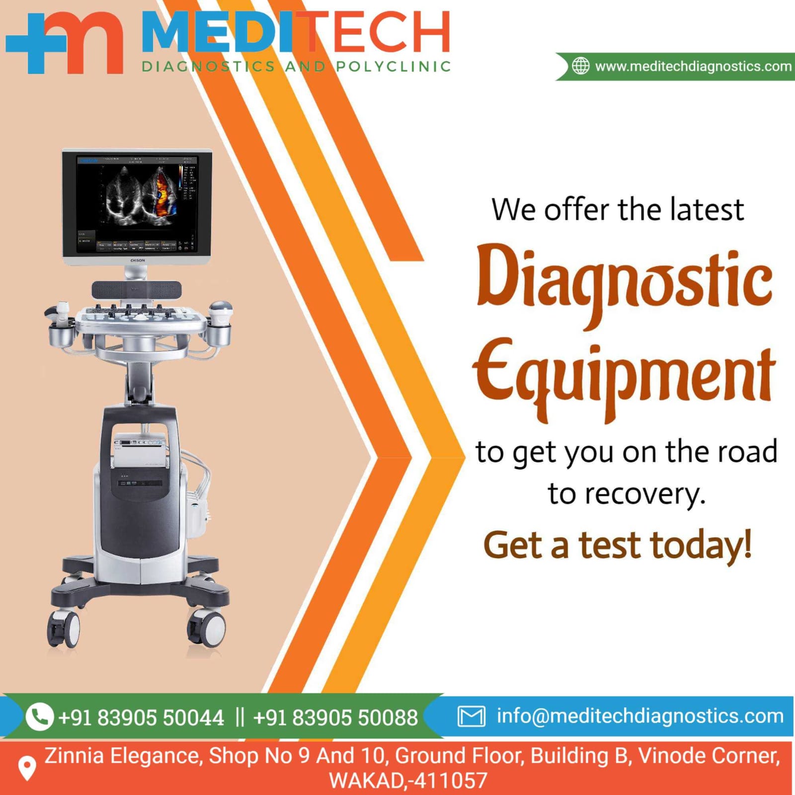 We offer the latest
Diagnostic Equipment
to get yo... main image