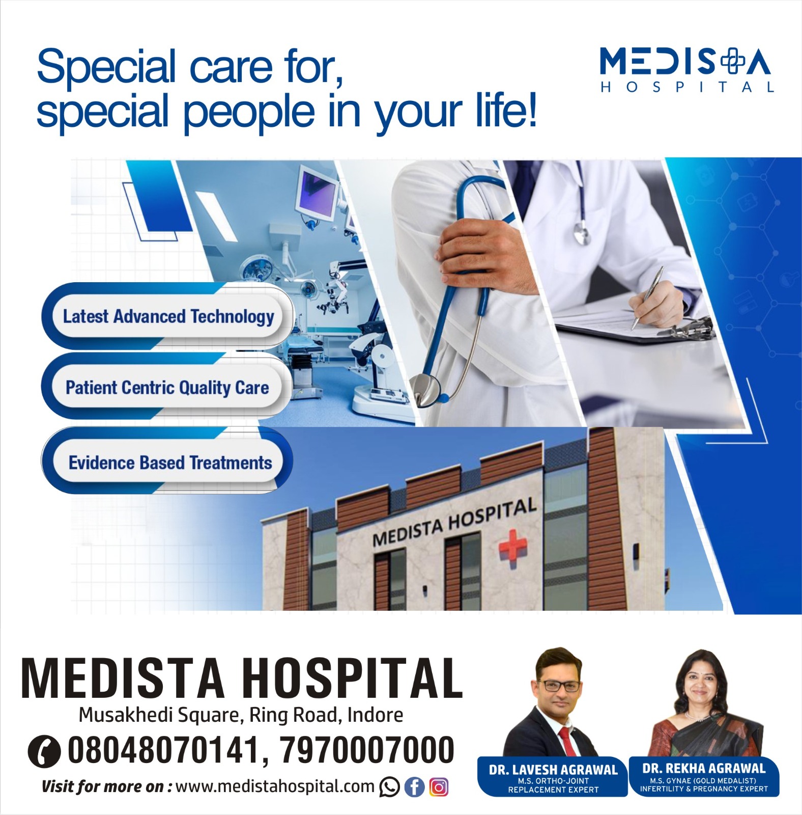 Best Hospital for Special Care In Indore
 Medista ... main image