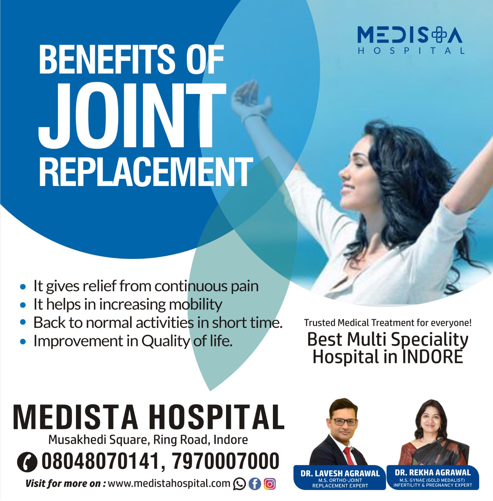 Best Hospital for Joint replacement surgery in Ind... main image