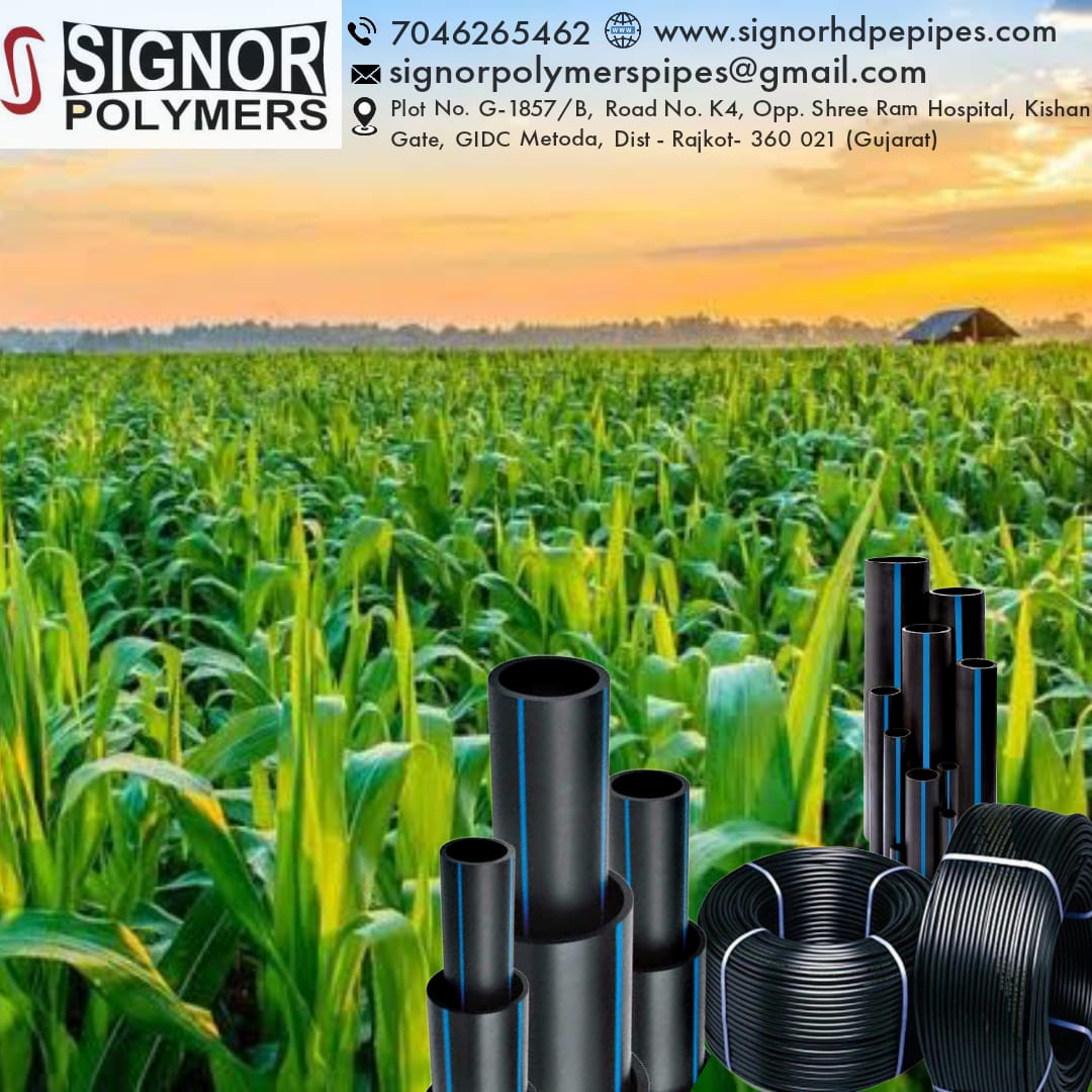 Polyethylene Pipe, Signor Polymers in Rajkot, India