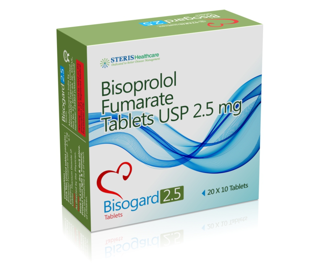 Bisoprolol (2.5 mg) BISOGARD is an oral medic Steris Healthcare PVT Ltd