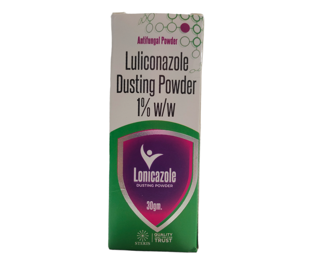 Luliconazole Dusting Powder 1 LONICAZOLE DUS Steris Healthcare PVT Ltd