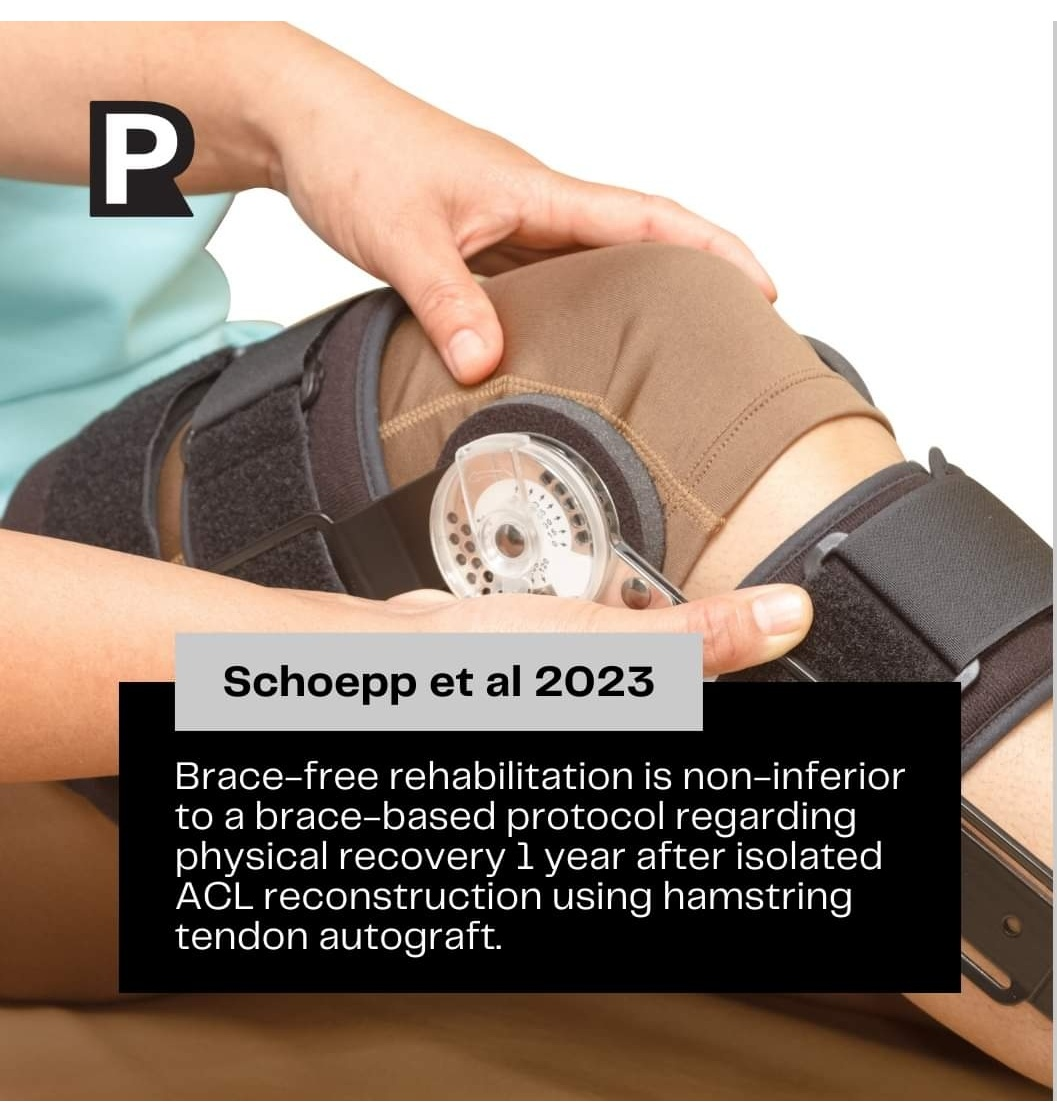💡 Brace-free rehabilitation is non-inferior to a b... main image