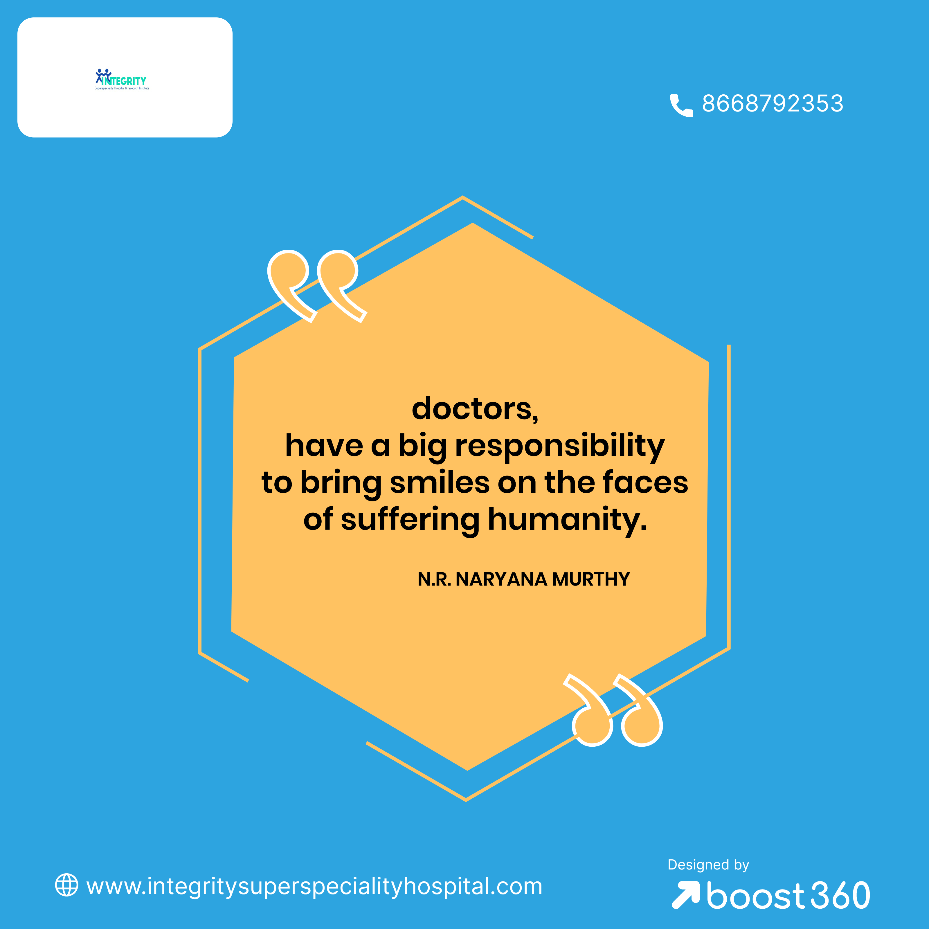 doctors, have a big responsibility to bring smiles... main image