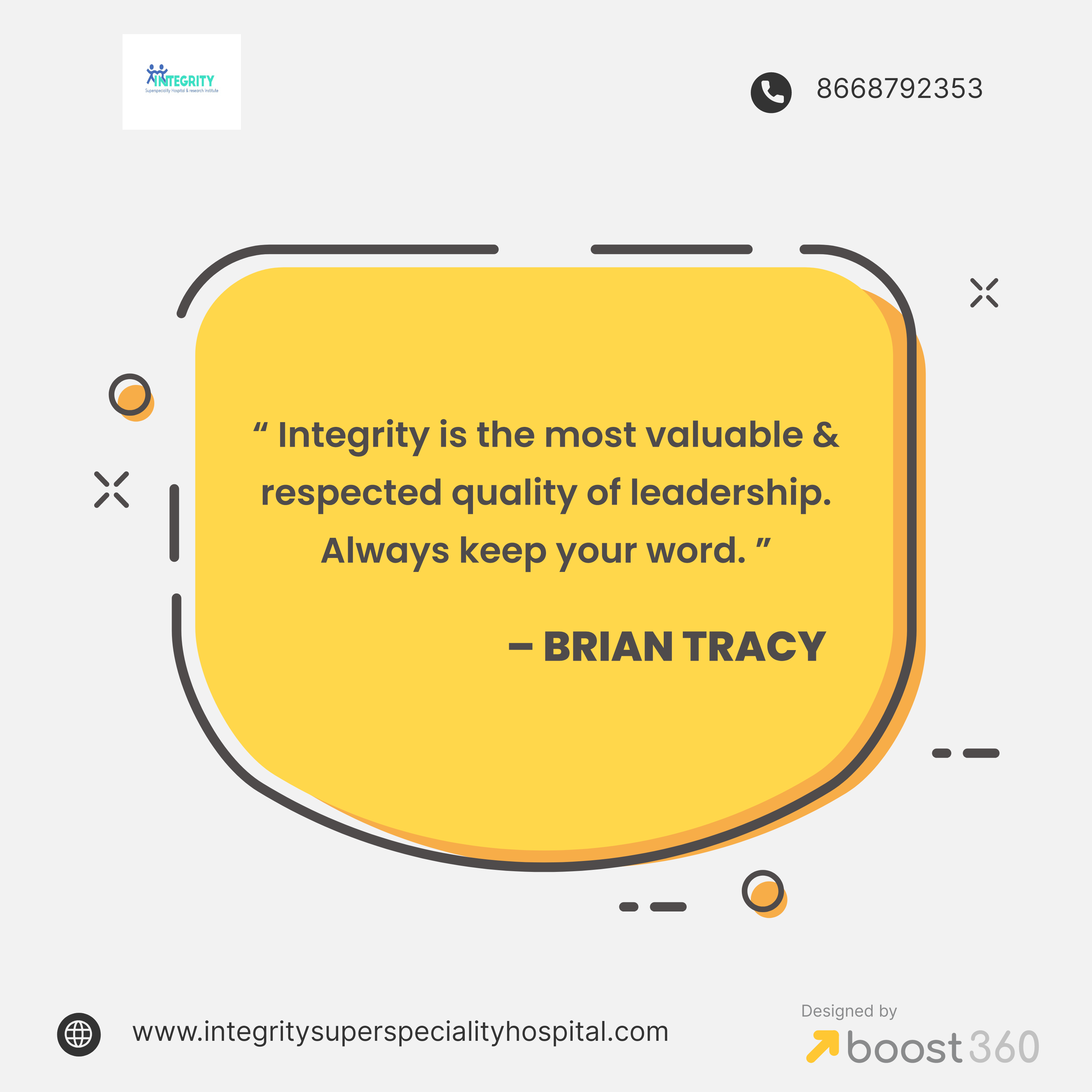 “ Integrity is the most valuable & respected quali... main image