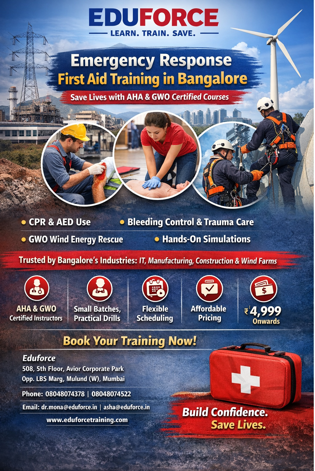 certified first aider training