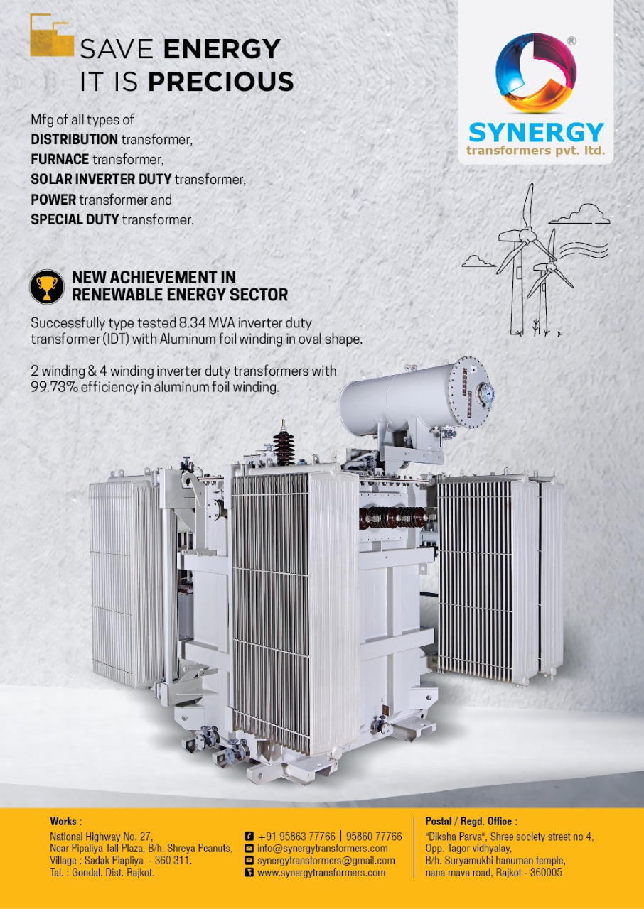 Aluminium Winding Transformers In Maharashtra Synergy Transformers