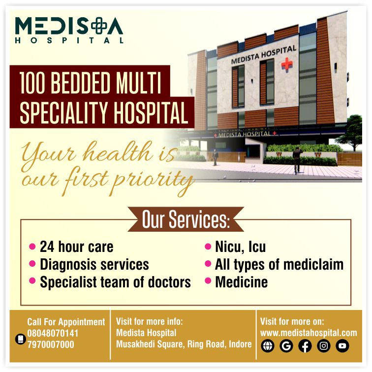 BEST 100 BEDED MULTI SPECIALITY HOSPITAL IN INDORE... main image