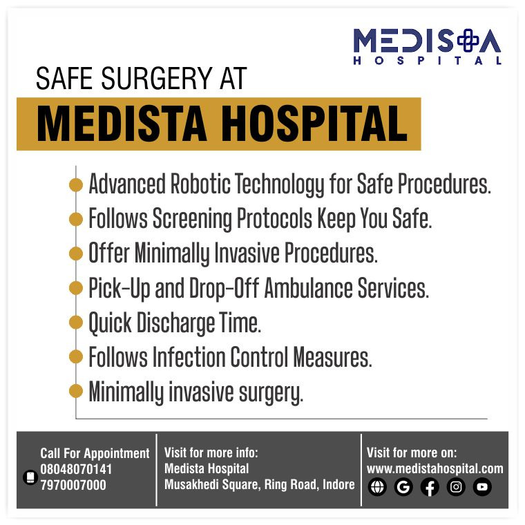 Best hospital for a safe surgery in Indore MP!
Whe... main image
