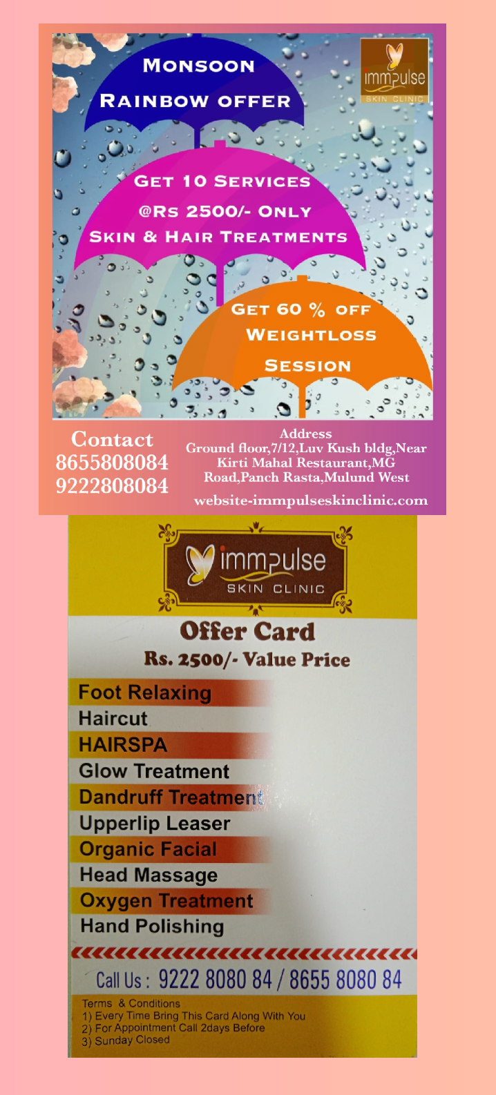 monsoon rainbow offer
get 10 services in 2500 o... main image