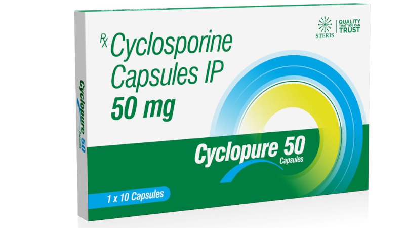 Cyclosporine (50mg) CYCLOPURE is a medication | Steris Healthcare PVT Ltd