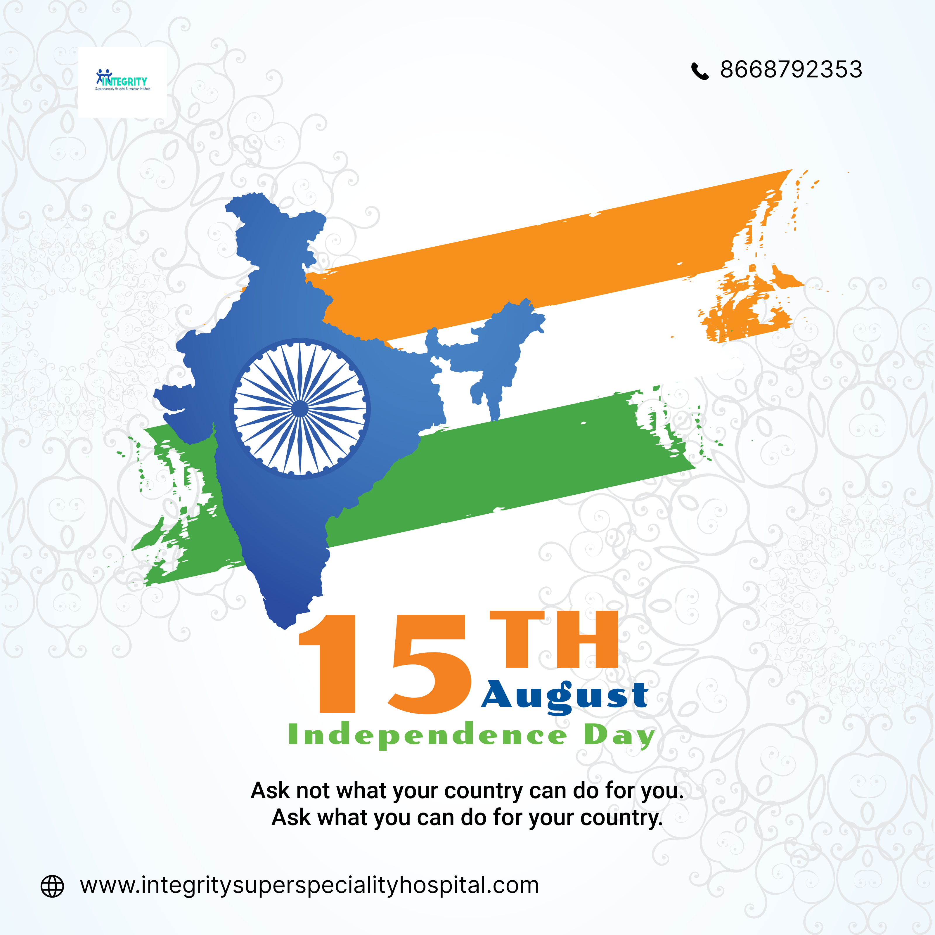 Courage, Peace and Growth are what our Tiranga rep... main image