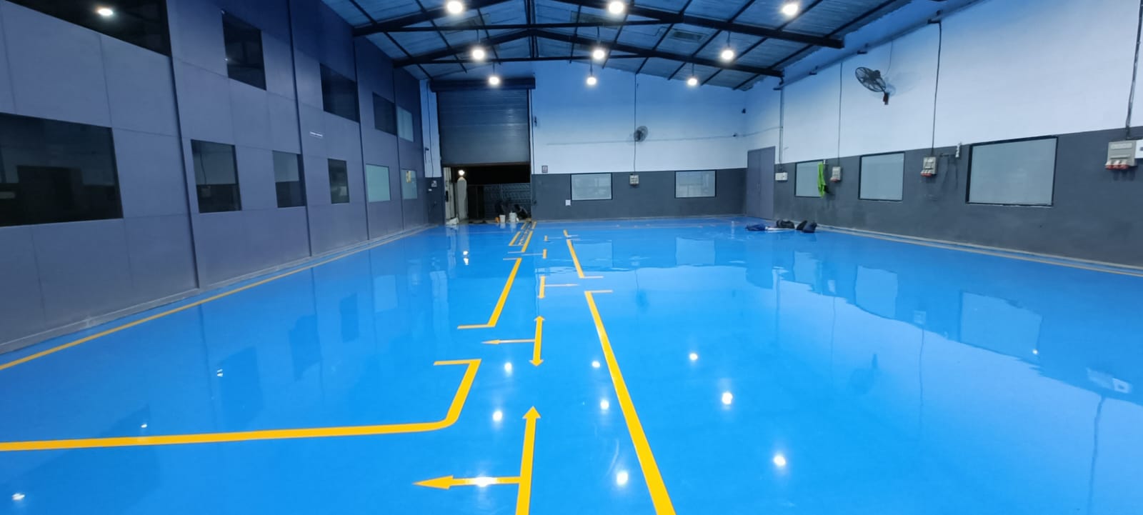 Epoxy flooring at Sanand, Ahmedabad Excellent epo K2P Industries