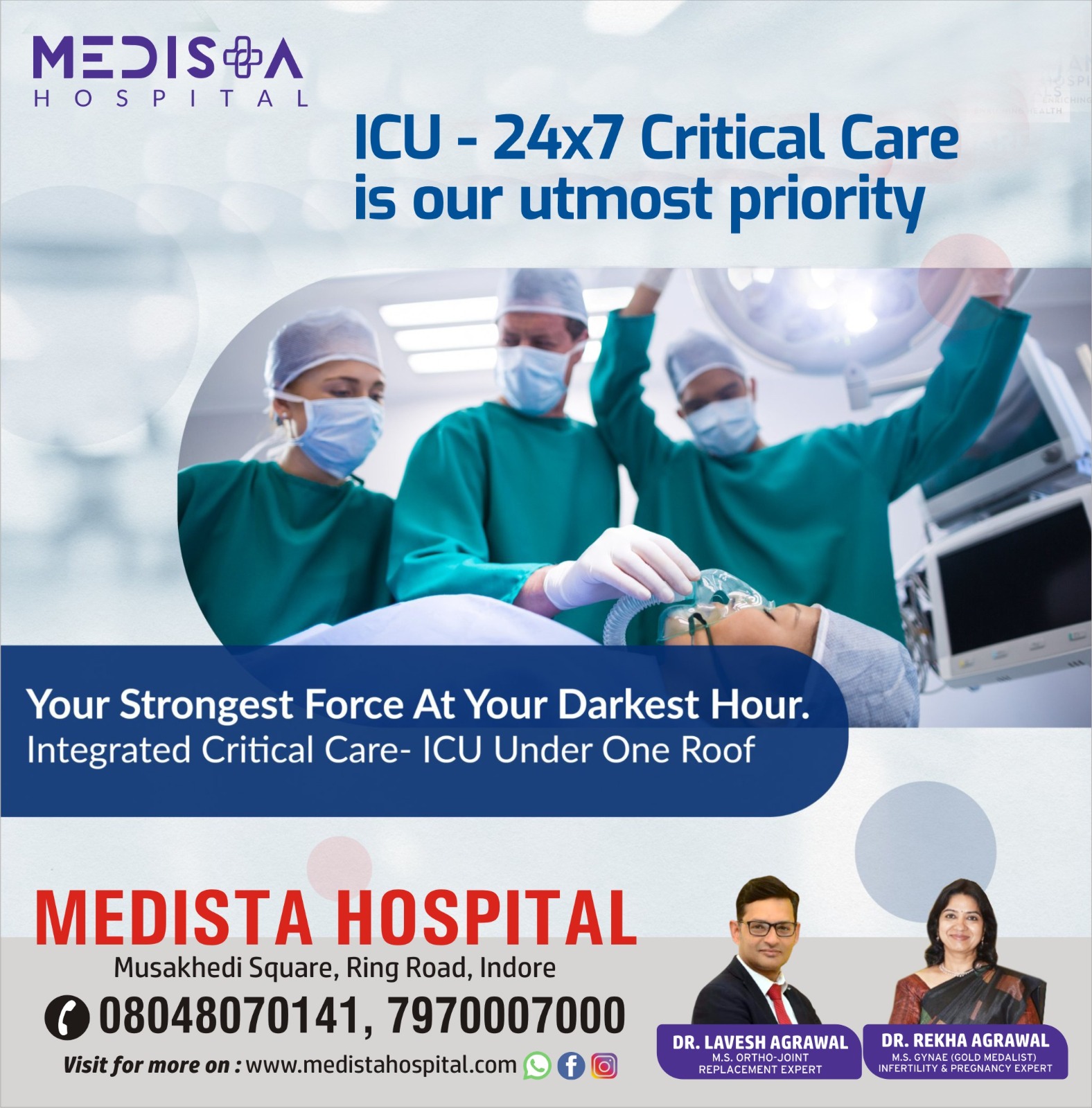 Hospital For Critical Care services in Indore

Med... main image