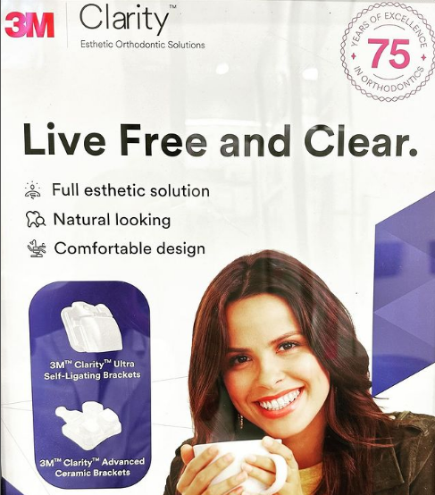 3 M ultra clarity braces to correct and align y... main image