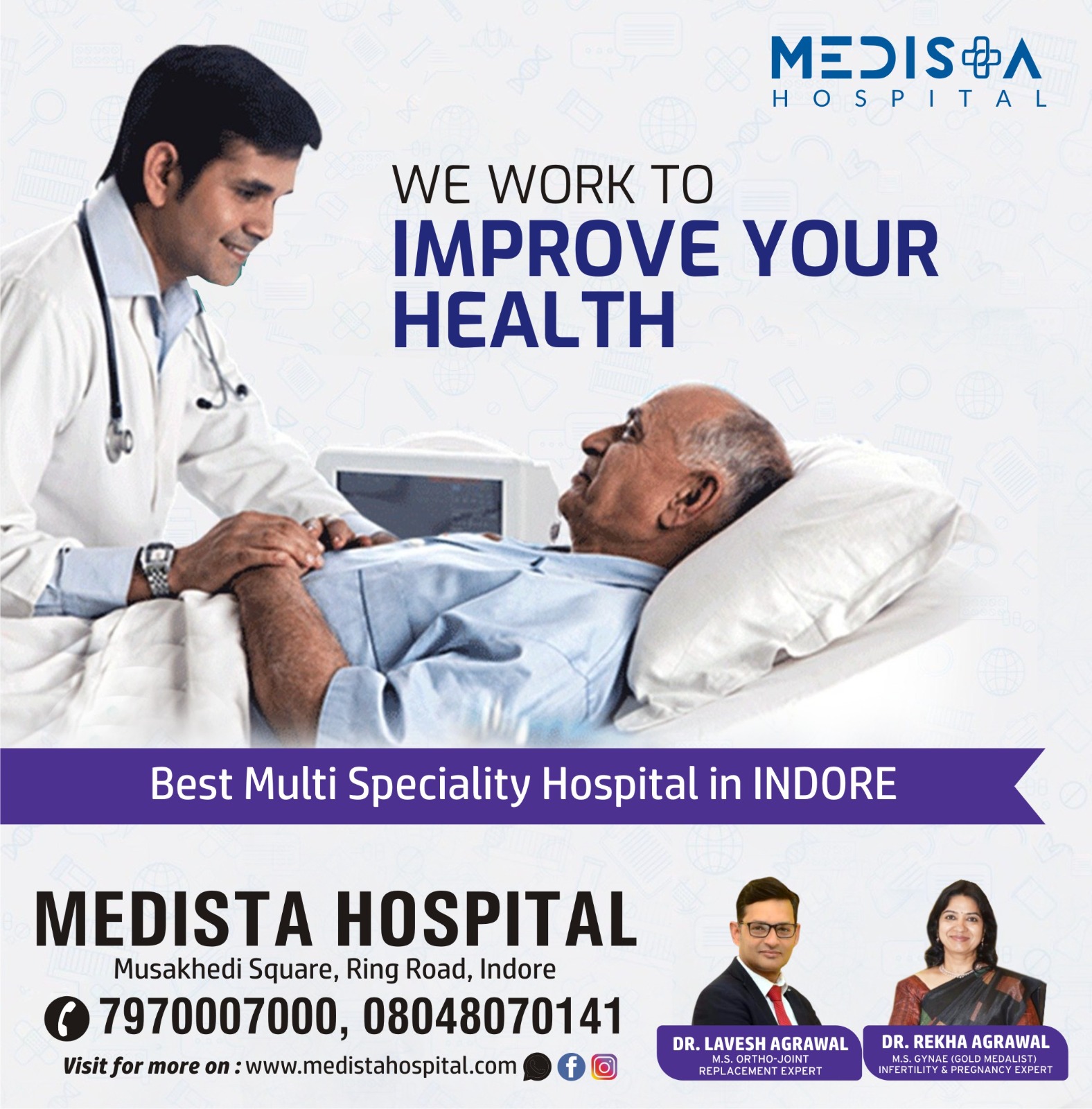 Best Multi Speciality Hospital in Indore MP!
Medis... main image