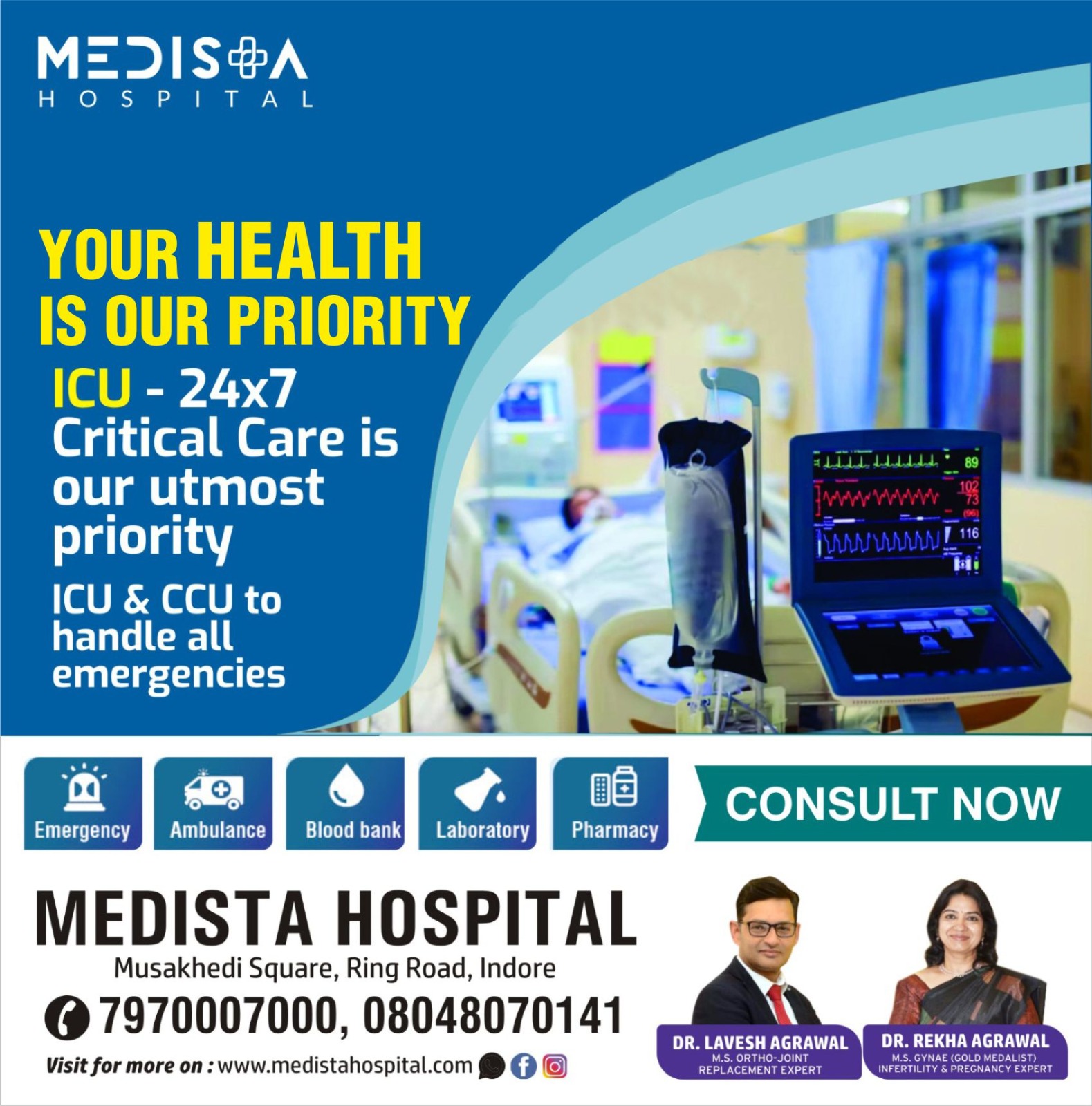 Best ICU Care Services in Indore MP!
Your healt... main image