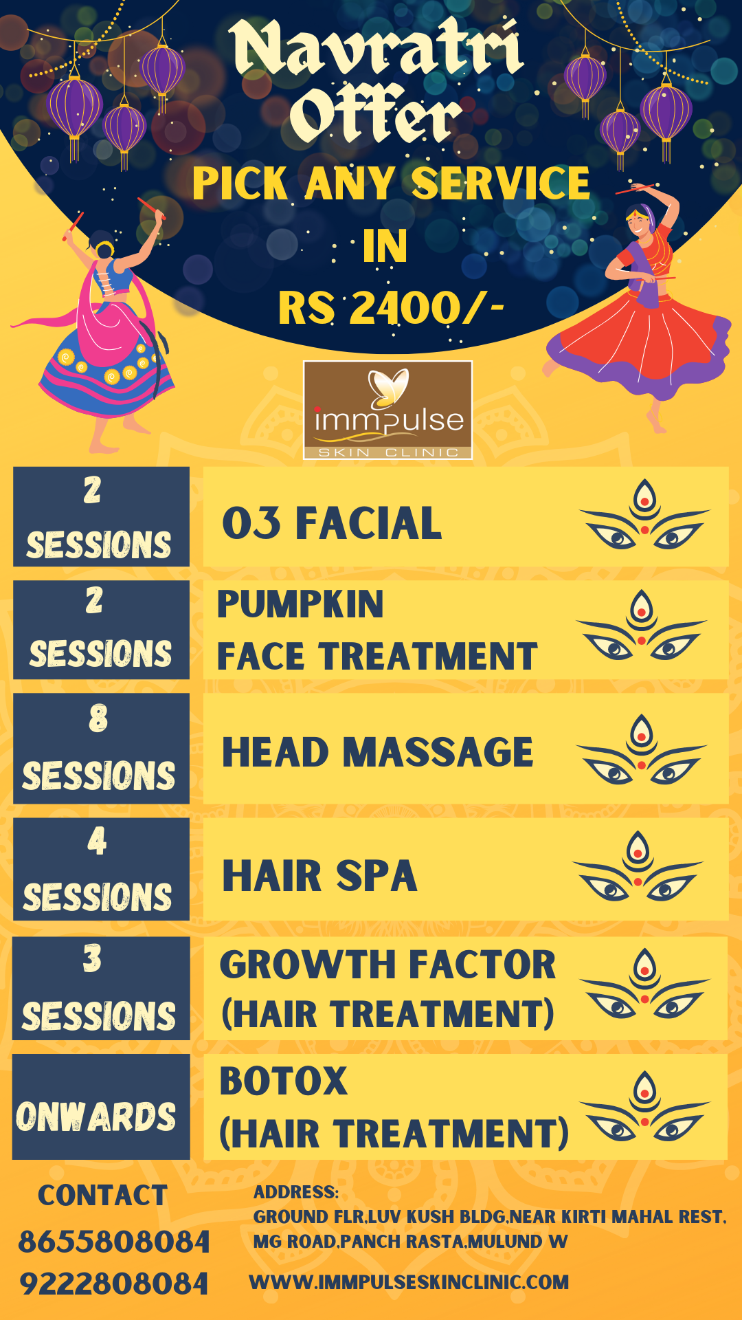 Navratri offer 
get sessions only in 2400 main image