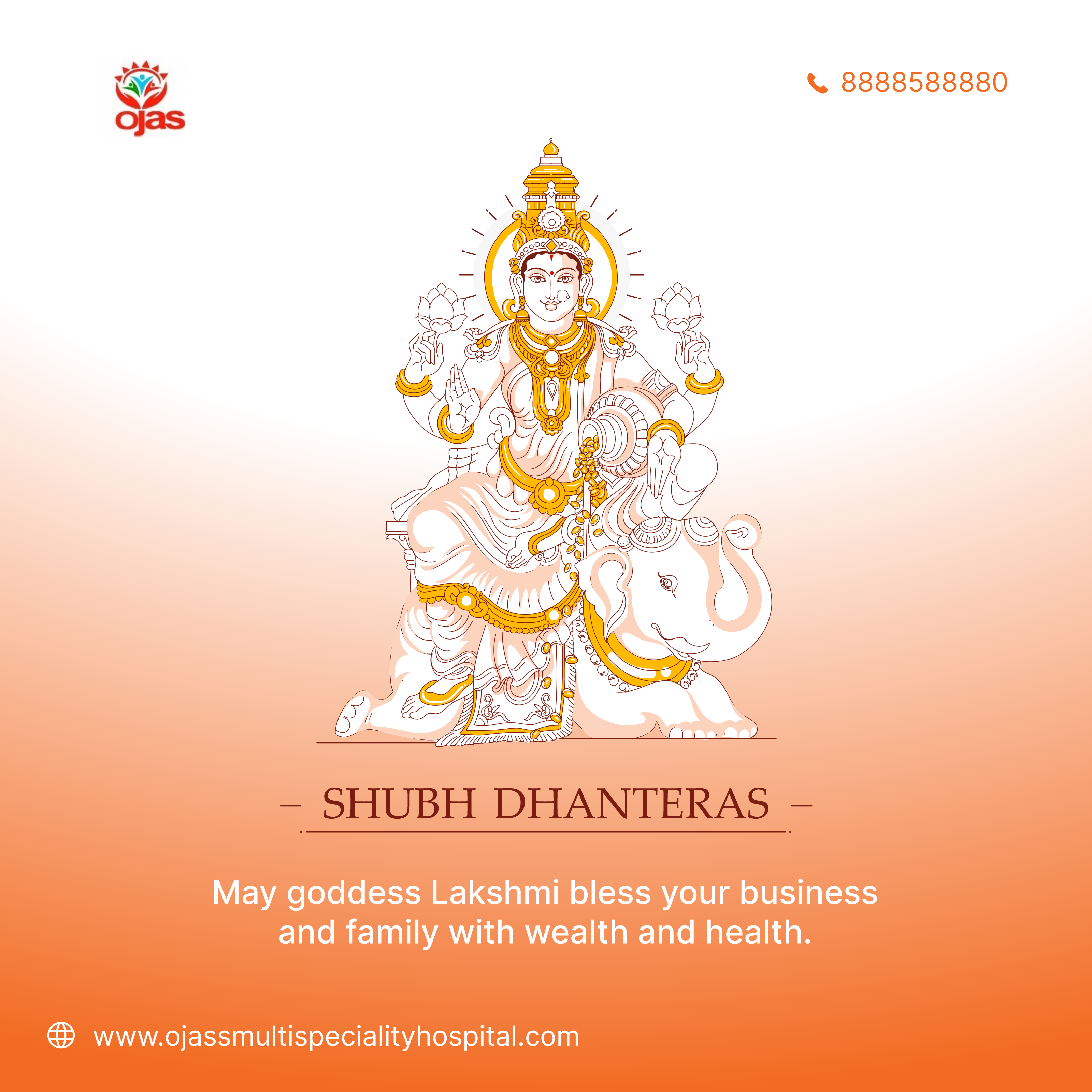 May the light of traditional diyas illuminate y... main image