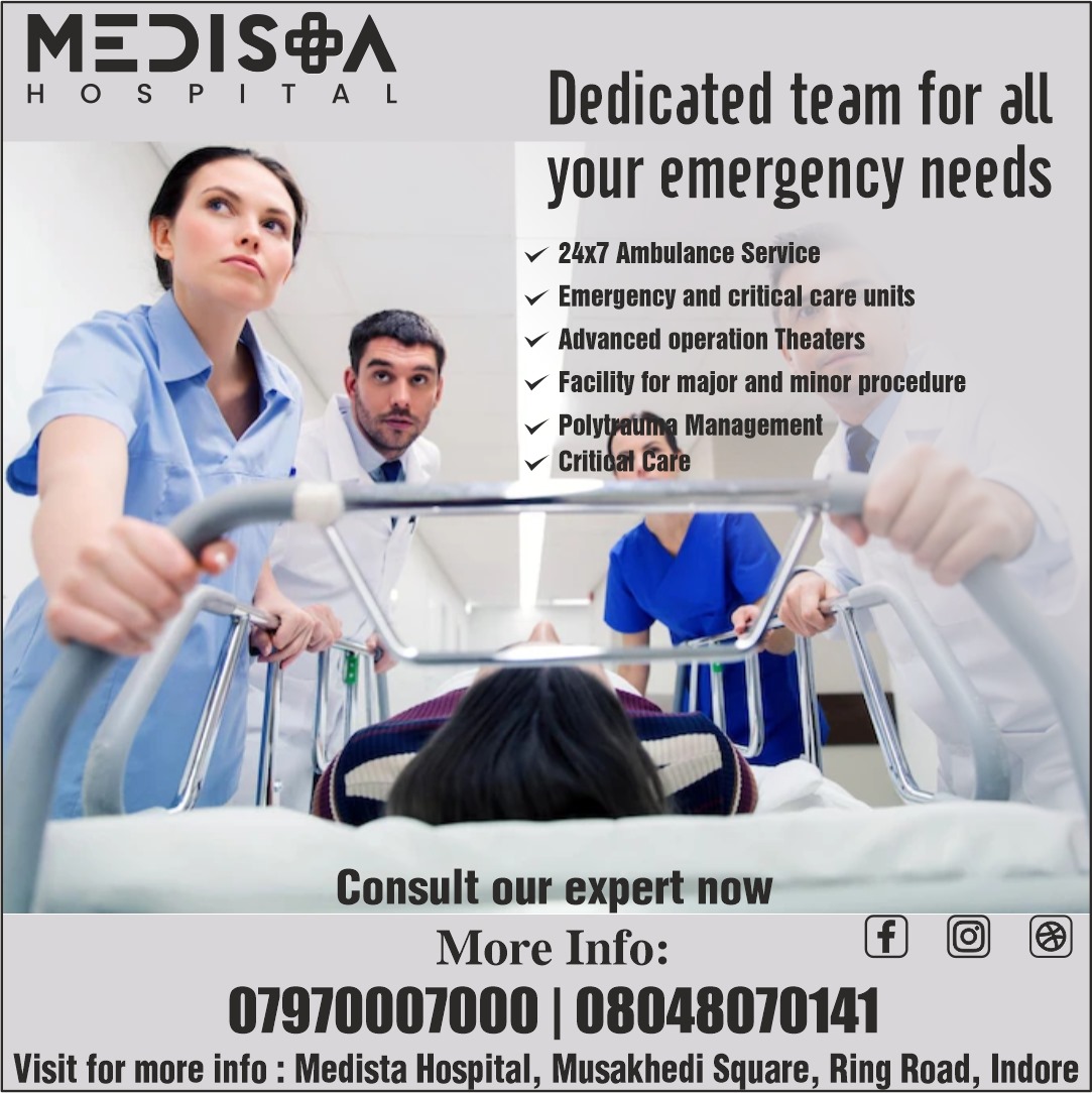 Best hospital for emergency care in Indore MP!
... main image