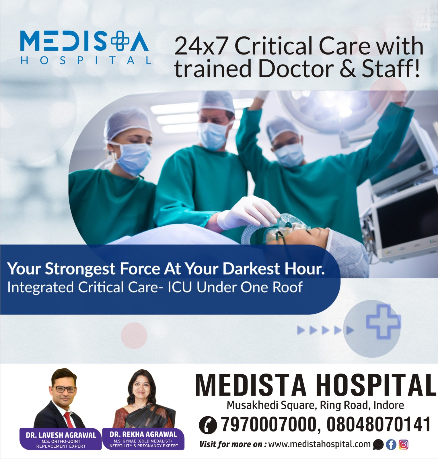 Best hospital for critical care treatment in In... main image