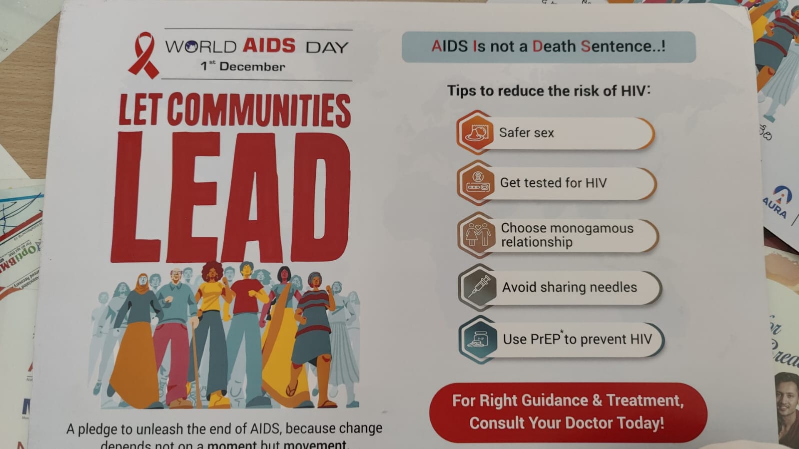 WORLD AIDS DAY 2023 theme LET COMMUNITIES LEAD ... main image